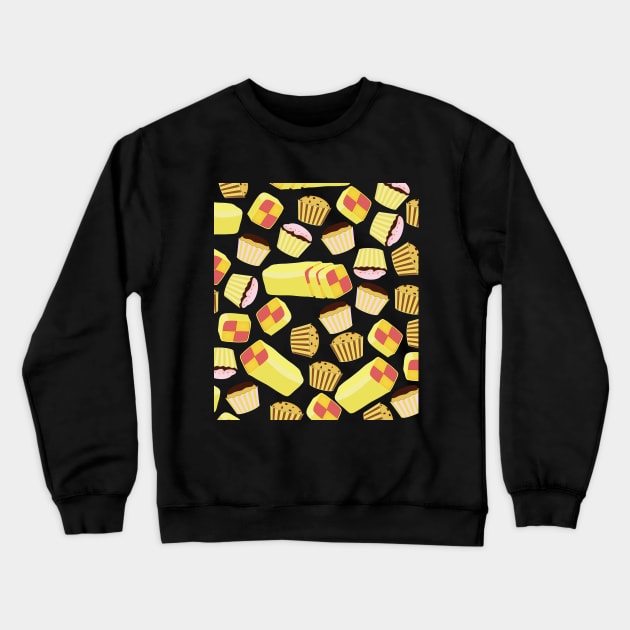 Cute cartoon cake pattern Crewneck Sweatshirt by nickemporium1